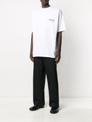 Balenciaga Political Campaign Printed Logo Oversized T-shirt in White