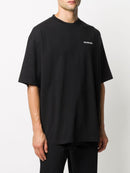 Balenciaga Logo Black Oversized T-shirt