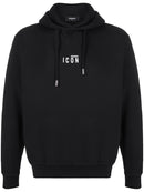 Dsquared2 Small Icon Print Hoodie in Black