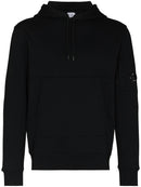 C.P. Company Logo-patch Cotton Hoodie in Black