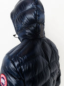 Canada Goose Crofton Padded Down Hooded Jacket in Atlantic Navy