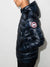 Canada Goose Crofton Padded Down Hooded Jacket in Atlantic Navy