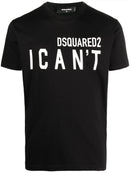 Dsquared2 I Can't Logo Printed T-Shirt in Black