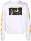 Off-White Caravaggio Painting Sweatshirt in White