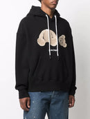 Palm Angels Bear-motif Hoodie Black