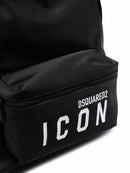 Dsquared2 ICON Logo-print Pocket Backpack Black