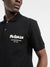 Alexander McQueen Graffiti Embroidered Logo Polo Shirt in Black