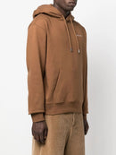 Jacquemus Le Sweatshirt Brodé Embroidered Hoodie in Brown