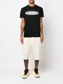 Dsquared2 Surf Board logo print T-Shirt in Black