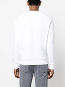 Balmain Paris Logo Printed Sweatshirt in White