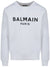 Balmain Paris Logo Printed Sweatshirt in White