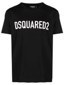 Dsquared2 Slouch Logo-print T-shirt in Black