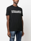 Dsquared2 Slouch Logo-print T-shirt in Black