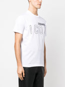 Dsquared2 Icon Outline T-shirt in White