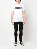 Dsquared2 Surf Board logo print T-Shirt in White