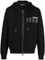 Dsquared2 Outline Icon logo Zipped Hooded Jacket in Black