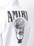 Amiri Crystal Ball Logo Hoodie in White