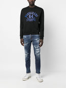 Dsquared2 Fullback College Sweatshirt Black