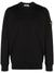 Stone Island Compass Patch Crew neck Sweatshirt in Black