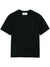 AMI Paris Ami De Coeur Motif Embossed Logo T-Shirt in Black