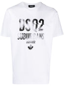 Dsquared2 Suburbans Printed Logo T-Shirt in White