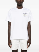 Casablanca Equipment Sportive Cotton T-Shirt in White