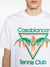 Casablanca Playful Eagle Tennis Club Printed T-Shirt in White