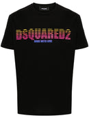 Dsquared2 Made with Love Printed T-Shirt in Black