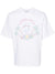 Casablanca Crayon Tennis Club Printed Oversized T-Shirt in White