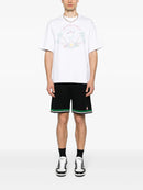 Casablanca Crayon Tennis Club Printed Oversized T-Shirt in White