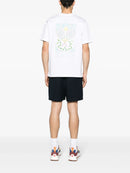 Casablanca Tennis Pastelle Printed T-Shirt in White