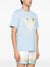 Casablanca Maison De Reve Printed T-Shirt in Pale Blue