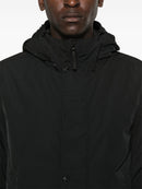 Stone Island Micro Twill with Primaloft Insulation Coat in Black