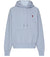 Ami Paris Ami de Coeur Heart Logo Hoodie in Light Blue