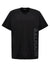 Balmain Embossed Vertical Logo T-Shirt in Black