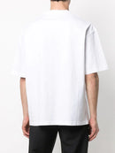 Balenciaga BB Logo Embroidered Oversized T-Shirt in White