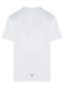 Givenchy Blue Circle Logo Oversized T-Shirt in White