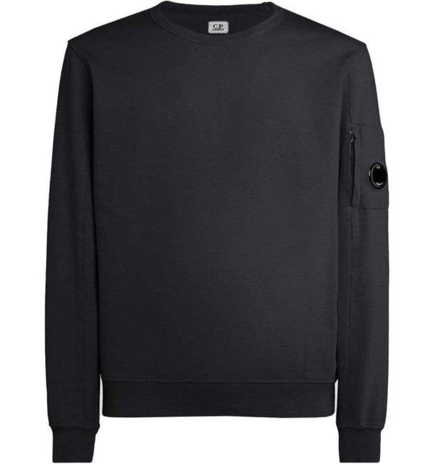 C.P Company Light Fleece Sweatshirt in Black