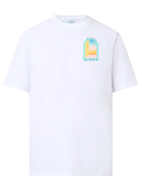 Casablanca L'Arche Colore Printed T-Shirt in White