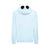 C.P. Company Diagonal Raised Fleece Goggle Hoodie in Starlight Blue