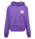 Amiri MA Logo Printed Cotton Hoodie in Purple