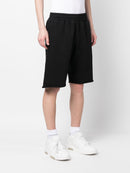 Off -White Scrubber Diag Shorts Black