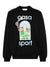 Casablanca Le Jeu Coloure Printed Sweatshirt in Black