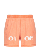 Off-White Bounce Off Sunset Swimshorts in Orange