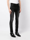 Amiri Stack Whisker Slim Black Jeans