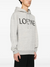 Loewe Logo Printed Cotton Oversized Hoodie in Grey