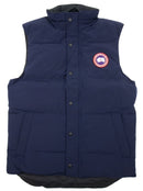 Canada Goose Garson Logo Patch Gilet in Navy Marine