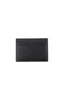 Off-White Intarsia Card Holder in Black