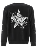 Amiri Black Paisley Star Printed Sweatshirt in Black