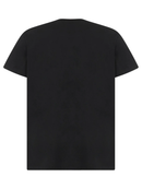 Balmain Paris Gold Foil Printed Logo T-Shirt in Black